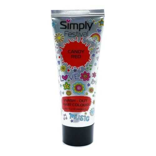 Краска для волос Simply Festival Candy Red Красная конфетка Mellor&Russell, 75 мл в МейТан
