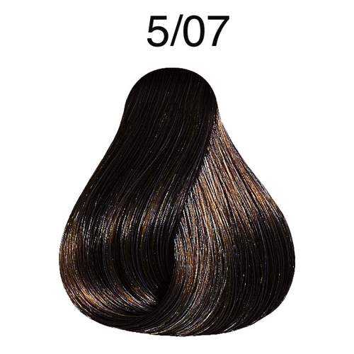 Краска для волос Wella Professionals 5/07 светло-коричневый натуральный коричневый в МейТан
