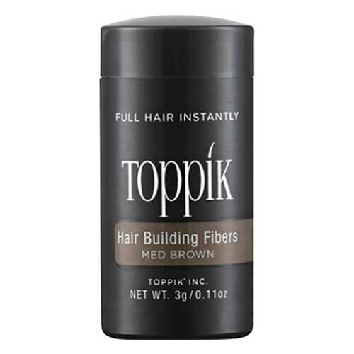 Пудра-загуститель для волос Toppik Hair Building Fibers Каштановый 3 гр в МейТан
