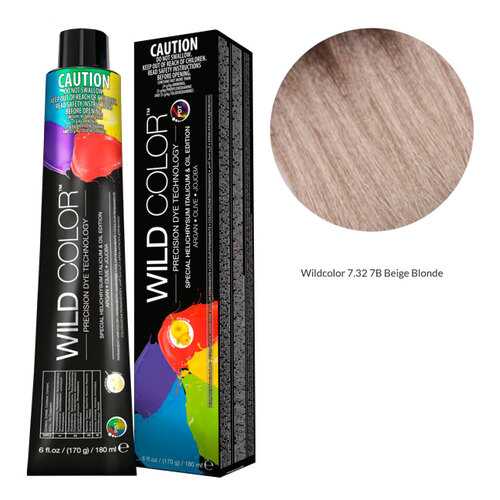 Wildcolor - Стойкая крем-краска Permanent Hair Color 7.32 7B Бежевый блонд 180 мл в МейТан