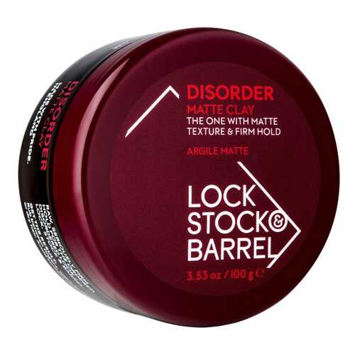 Средство для укладки волос Lock Stock & Barrel Disorder Ultra Matte Clay 100 г в МейТан