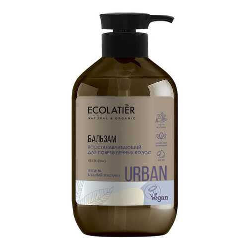 Бальзам для волос Ecolatier Urban Аргана и белый жасмин 400 мл в МейТан