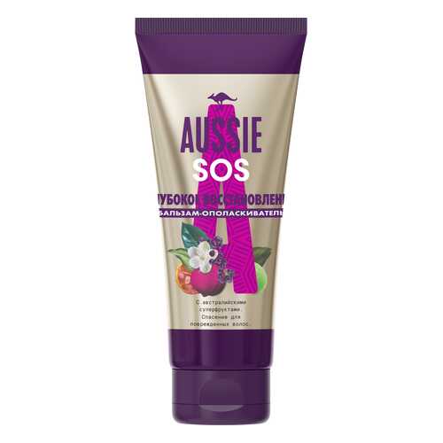 Бальзам-ополаскиватель для поврежденных волос Aussie Hair SOS в МейТан