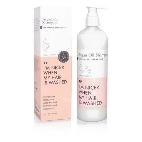 Питательный шампунь для волос с маслом арганы Grace and Stella Organic Argan Oil Shampoo в МейТан