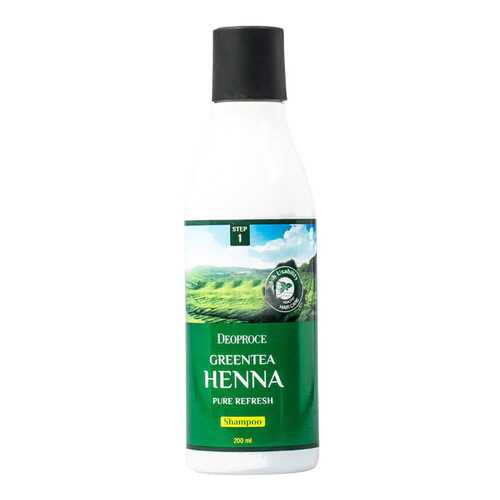 Шампунь Deoproce Green Tea Henna Pure Refresh 200 мл в МейТан