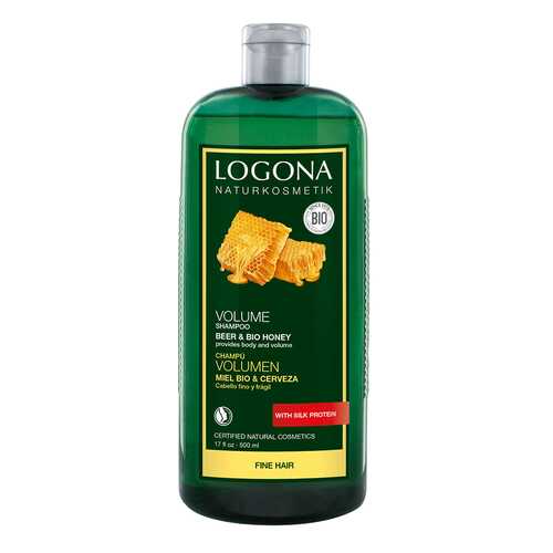 Шампунь Logona Для объема с пивом и медом 500 мл в МейТан