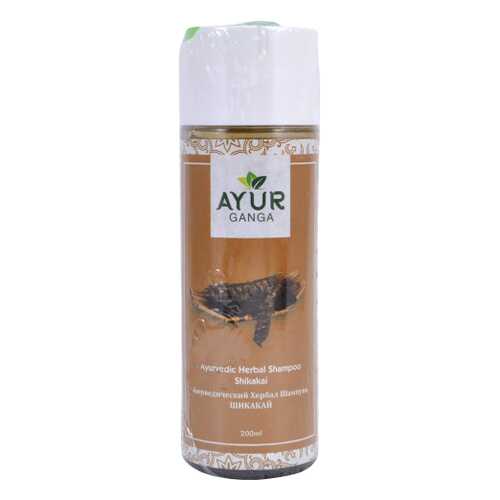 Шампунь ШИКАКАЙ (Ayurvedic Herbal Shampoo SHIKAKAI) AYUR GANGA, 200мл в МейТан