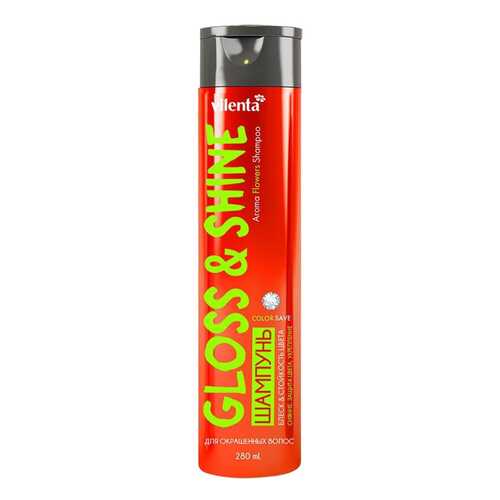 VILENTA Шампунь для окрашенных волос GLOSS&SHINE с комплексом витаминов, 280 мл в МейТан